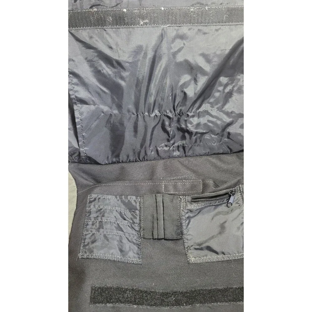 Messenger Bag NSBE Black Gray Canvas Laptop Crossbody Shoulder Carry Stain